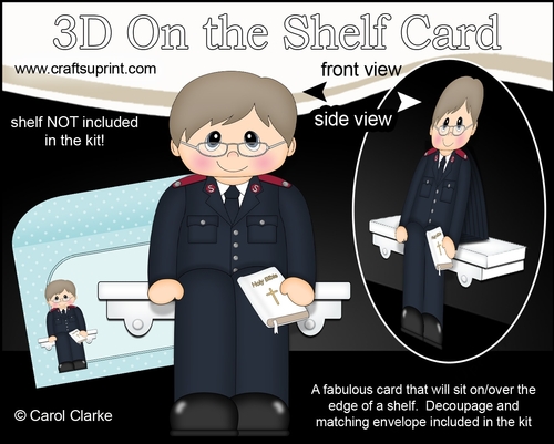 3D On the Shelf Card Kit - Salvation Army Felix