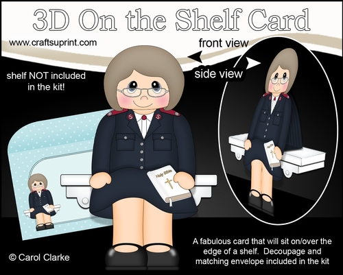 3D On the Shelf Card Kit - Salvation Army Miriam