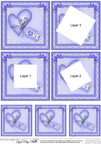 Love Heart Twisted Tunnel Topper