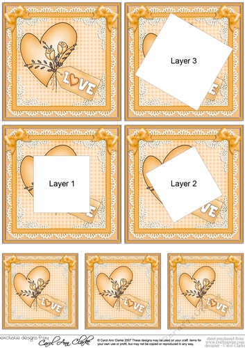 Love Heart Twisted Tunnel Topper