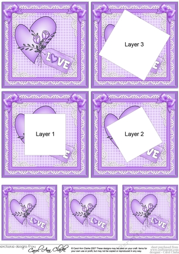 Love Heart Twisted Tunnel Topper