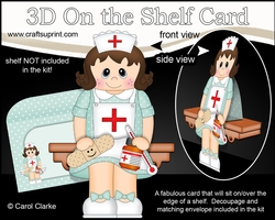 3D On the Shelf Card Kit - Little Nurse Annette