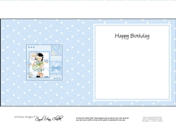 Cute Girlz & Lace square landscape insert