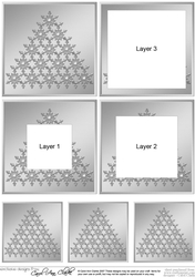 Christmas Snowflake Tree Tunnel Topper