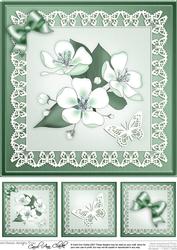 Apple Blossom 8 x 8 Quick Card Topper