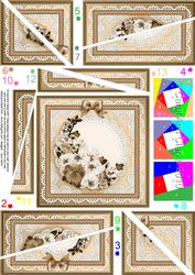 Spring Flowers Quick Card with Twisted Spiral Side Stacker