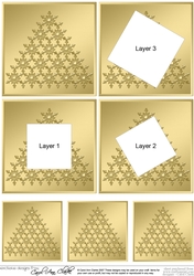 Elegant Christmas Snowflake Tree - Twisted Tunnel Topper