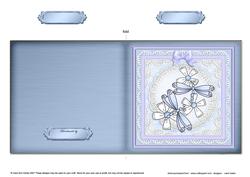 Dreamy Dragonfly Cut and Fold Quick Card