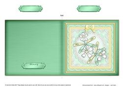 Dreamy Dragonflies Cut and Fold Quick Card