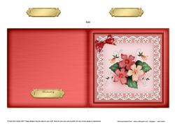 Pretty Viola Cut and Fold Quick Card