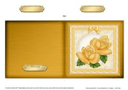Just Roses Cut and Fold Quick Card