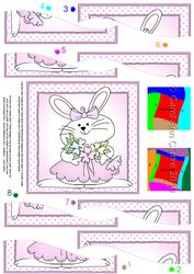 Little Bunny Quick Card with Wavy Spiral Side Stacker