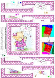 Rosie's Flower Quick Card with Wavy Spiral Side Stacker