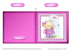 Rosie's Flower Cut and Fold Quick Card