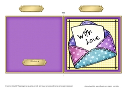 With Love - Quick Cut and Fold Card