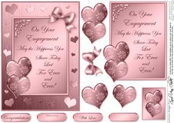 Elegant Romance Quick Card with 3D Decoupage