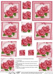 Just Roses Twisted Pyramage Sheet