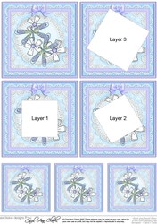 Dreamy Dragonflies with Daisies - Twisted Tunnel Topper
