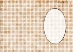 Men's Grunge Grid A5 Card Front or Insert