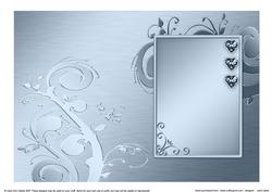 Elegant Metallic Matching Insert 5 x 7 Portrait