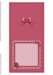 Just Roses Lace Matching Insert Square Landscape