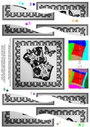 Elegant Boudoir Quick Card with Wavy Spiral Side Stacker
