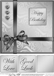 Elegant Flourish 8 x 8 Quick Card Topper