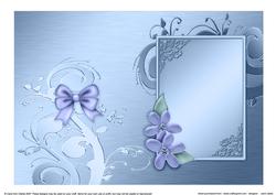 Flowers with Diamonds Matching Insert 5 x 7 Portrait