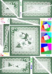 Apple Blossom Quick Card with Twisted Spiral Side Stacker