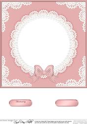 8 x 8 Pearls and Lace Card Front