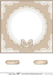 8 x 8 Pearls and Lace Card Front