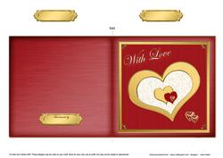 Elegant Hearts Cut and Fold Card
