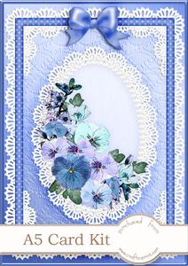 A5 Spring Flowers and Lace Kit with 3D Decoupage
