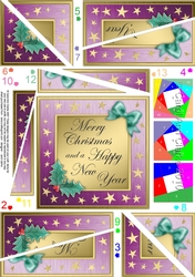 Elegant Christmas Greeting - Twisted Spiral Side Stacker