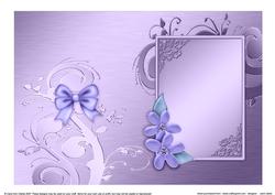 Flowers with Diamonds Matching Insert 5 x 7 Portrait