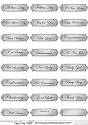 Metallic Everyday Mixed Greetings Text Plates