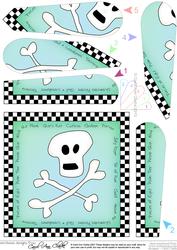 Pirates Ahoy Quick Card with Fan Pyramage Topper