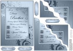 Brother Metallic Greeting Corner Side Stacker