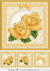 Just Roses 8 x 8 Quick Card Topper