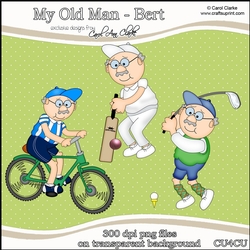 My Old Man Bert! - CU4CU Digital Clip Art Set