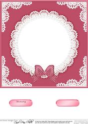 8 x 8 Pearls and Lace Card Fronts