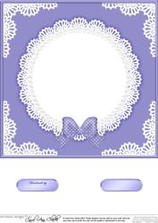 8 x 8 Pearls and Lace Card Fronts