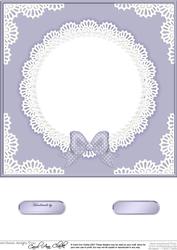 8 x 8 Pearls and Lace Card Fronts