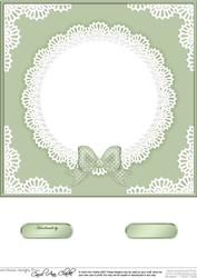 8 x 8 Pearls and Lace Card Fronts