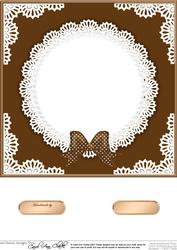 8 x 8 Pearls and Lace Card Fronts