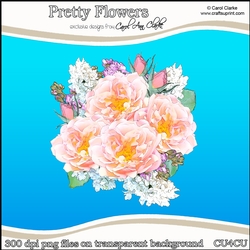 Pretty Flowers - CU4CU Digital Clip Art Set