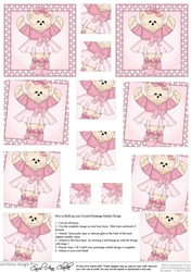 Ballerina Teddy - Twisted Pyramage sheet