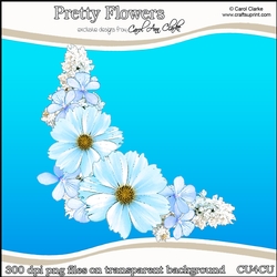 Pretty Flowers - CU4CU Digital Clip Art Set