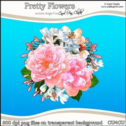 Pretty Flowers - CU4CU Digital Clip Art Set