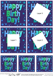 Happy Birthday  - Twisted Tunnel Topper